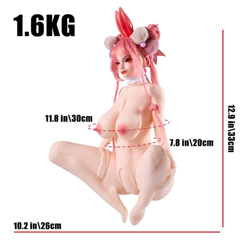 【即納・送料無料·税込】Mrlsexdoll-JP.1.25 Bunny 二 次元 sex 人形フィギュアオナホ ミニ シリコン アニメ 系 ラブドール 彼女 大人 の おもちゃ オナホ