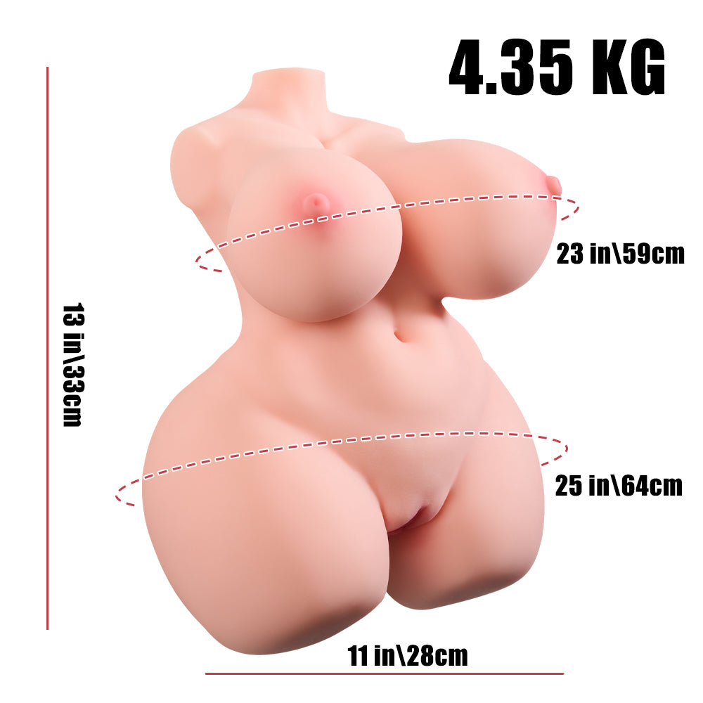 【即納・送料無料·税込】MRLSEXDOLL-JP 9.6lb Asa：ラブドール おすすめ 男 オナホTPE 製 トルソー型 BBW 肥満体の爆乳 人妻 ダッチワイフ