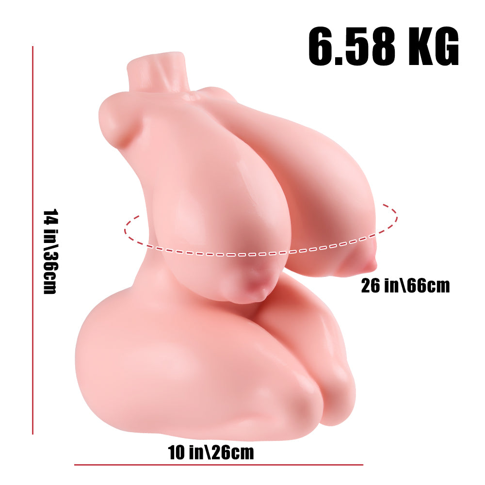 【即納・送料無料·税込】 MRLSEXDOLL-JP 14.5LB Avatar:TPE 製 巨乳 ダッチワイフ メイドの跪きポーズをした二穴式の超 リアル ラブドール