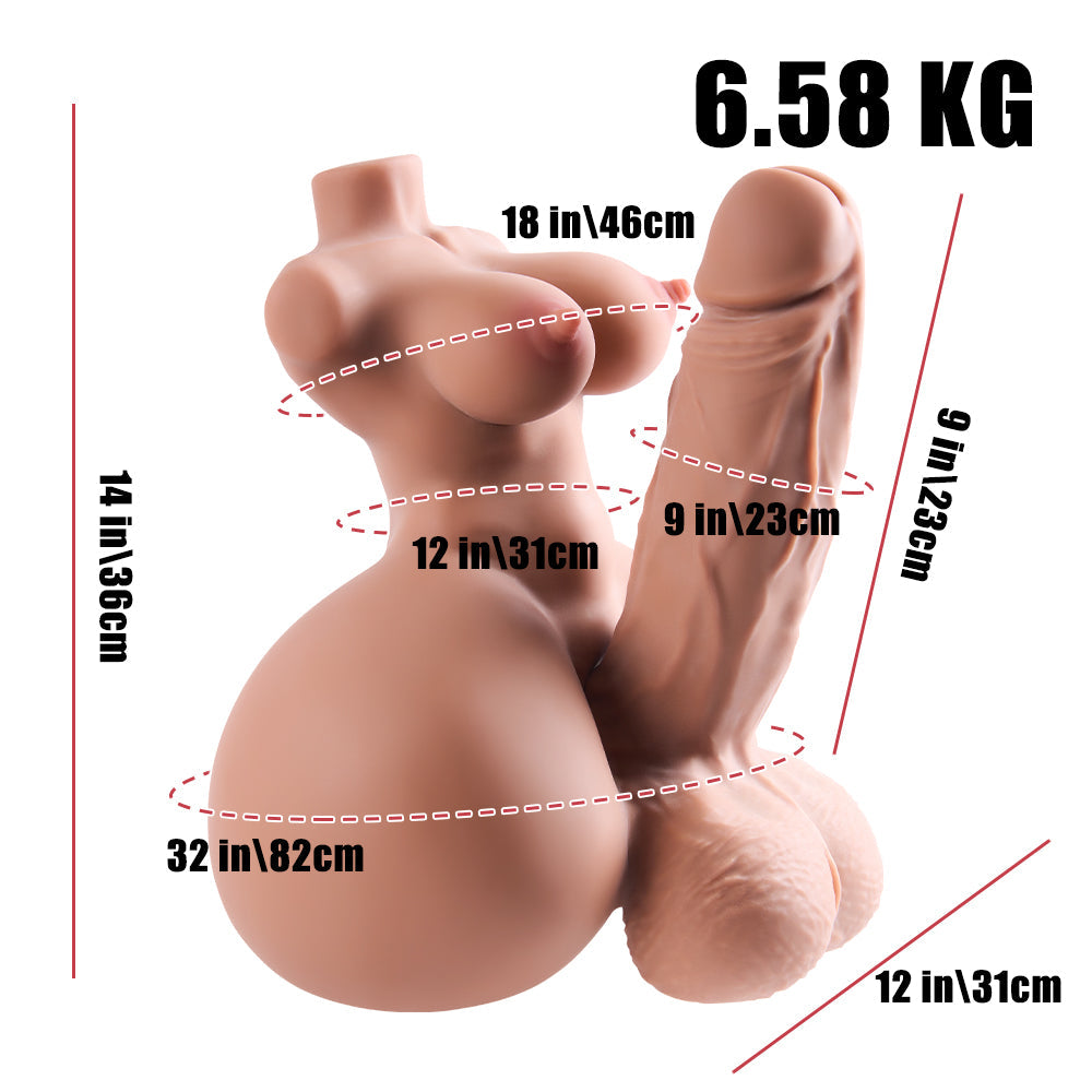 【即納・送料無料·税込】MRLSEXDOLL-JP 14.5lb Tori：ふたなり ディルド ラブドール TPE製 大人 の おもちゃ 男 女性 オナホ ふたなり bl